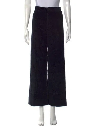 Pre-owned Vanessa Bruno Wide Leg Pants In Black
