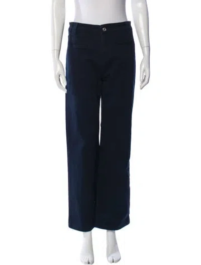 Pre-owned Vanessa Bruno Wide Leg Pants In Blue