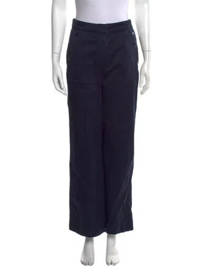Pre-owned Vanessa Bruno Wide Leg Pants In Blue