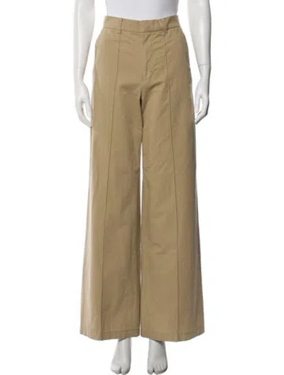 Pre-owned Vanessa Bruno Wide Leg Pants In Neutral