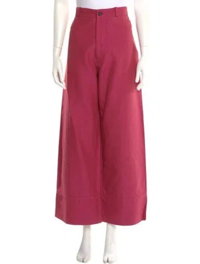 Pre-owned Vanessa Bruno Wide Leg Pants In Pink