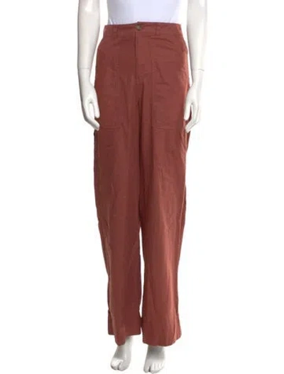 Pre-owned Vanessa Bruno Wide Leg Pants In Red