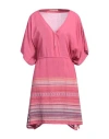 Vanessa Bruno Woman Mini Dress Magenta Size Onesize Cotton In Magenta