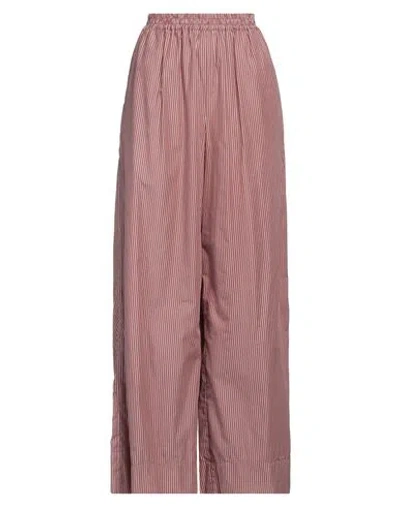 Vanessa Bruno Woman Pants Brick Red Size 6 Cotton