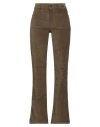 Vanessa Bruno Woman Pants Khaki Size 8 Cotton, Elastane In Beige