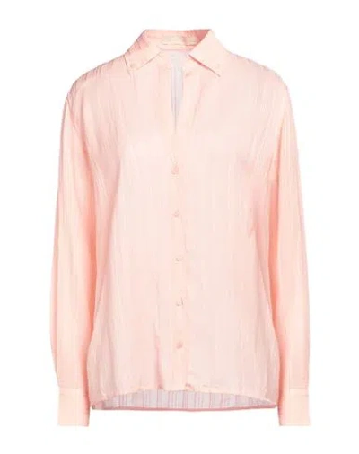 Vanessa Bruno Woman Shirt Pink Size 6 Viscose, Cotton
