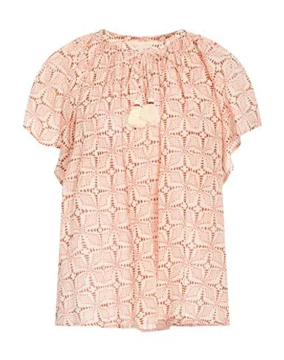 Vanessa Bruno Woman Top Ivory Size M Viscose, Cotton In Multi