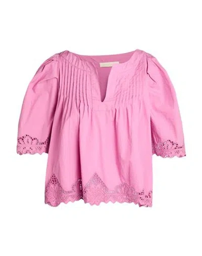 Vanessa Bruno Woman Top Pink Size 8 Cotton