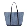 Vanessa Bruno Women's Cabas Tote Bag - Large In Chambray In Blue