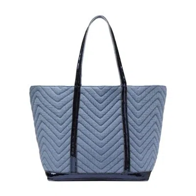 Vanessa Bruno Women's Cabas Tote Bag - Large In Chambray In Blue