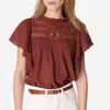 Vanessa Bruno Calisson Blouse In Brown