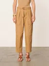 Vanessa Bruno Women's Edan Cropped Cargo Pant In Camel In Brown