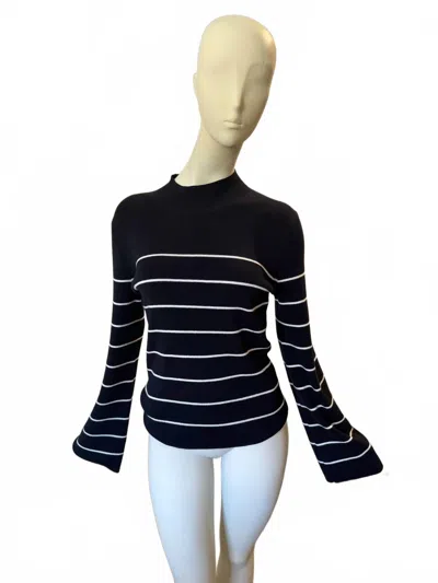 Vanessa Bruno Women's Francesca Sweater In Marine/ecru In Black