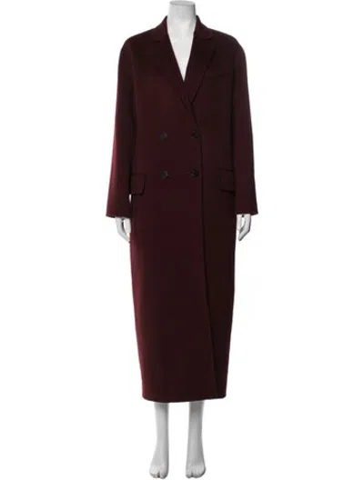 Pre-owned Vanessa Bruno Wool Blazer In Burgundy