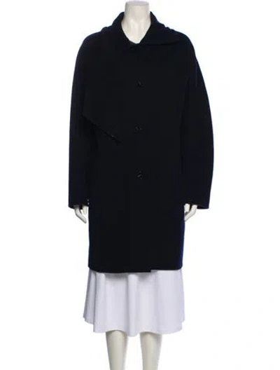 Pre-owned Vanessa Bruno Wool Coat In Blue