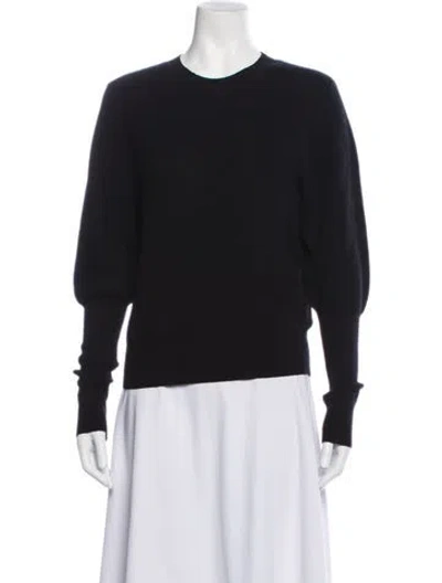 Pre-owned Vanessa Bruno Wool Crew Neck Sweater In Black