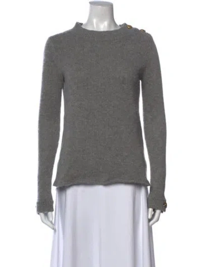 Pre-owned Vanessa Bruno Wool Crew Neck Sweater In Grey