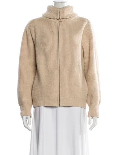 Pre-owned Vanessa Bruno Wool Jacket In Neutral