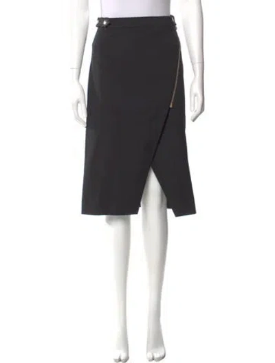 Pre-owned Vanessa Bruno Wool Knee-length Skirt In Gray