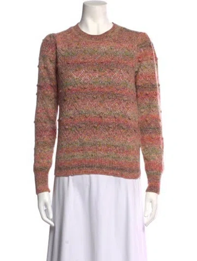 Pre-owned Vanessa Bruno Wool Patterned Sweater W/ Tags In Pink