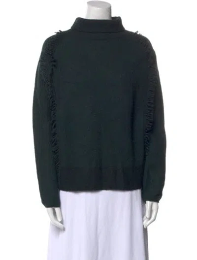 Pre-owned Vanessa Bruno Wool Turtleneck Sweater In Blue