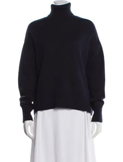 Pre-owned Vanessa Bruno Wool Turtleneck Sweater In Blue