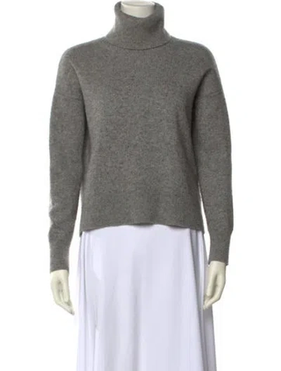 Pre-owned Vanessa Bruno Wool Turtleneck Sweater In Gray