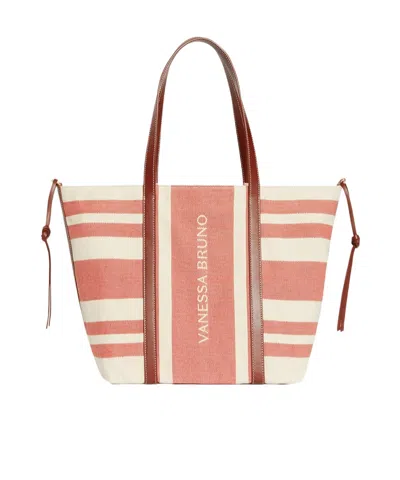 Vanessa Bruno Xl Cabas Shoulder Bag In Pink