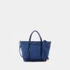 Vanessa Bruno Xs Shoulder Bag - Linen - Blue In Blue