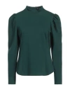 Vanessa Carrubba Woman Top Emerald Green Size 8 Viscose, Polyamide, Elastane