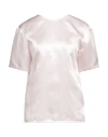 Vanessa Cocchiaro Woman Top Light Pink Size 8 Acetate, Linen In Pink