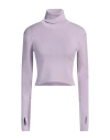 Vanessa Hong X Birgitte Herskind Herskind X Vanessa Hong Woman Turtleneck Lilac Size S Viscose, Polyester In Purple