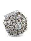 Vanessa Mitrani Champagne Ball Vase 18cm In Gray