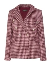 Vanessa Scott Woman Blazer Antique Rose Size M Polyester, Wool In Pink