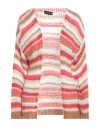 Vanessa Scott Woman Cardigan Camel Size Onesize Acrylic, Polyamide, Wool, Mohair Wool In Beige