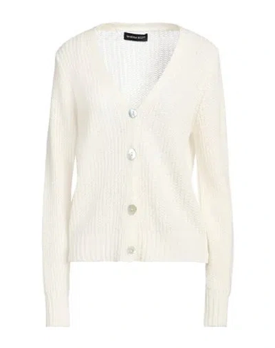 Vanessa Scott Woman Cardigan Cream Size Onesize Acrylic, Polyamide, Mohair Wool In White