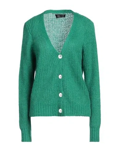 Vanessa Scott Woman Cardigan Green Size Onesize Acrylic, Polyamide, Mohair Wool