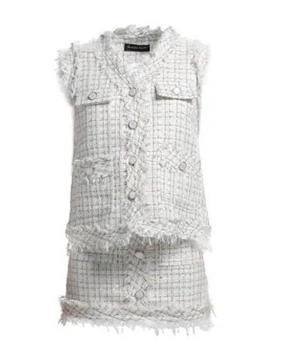 Vanessa Scott Woman Co-ord White Size L Polyester, Cotton