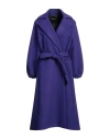 Vanessa Scott Woman Coat Purple Size S/m Polyester