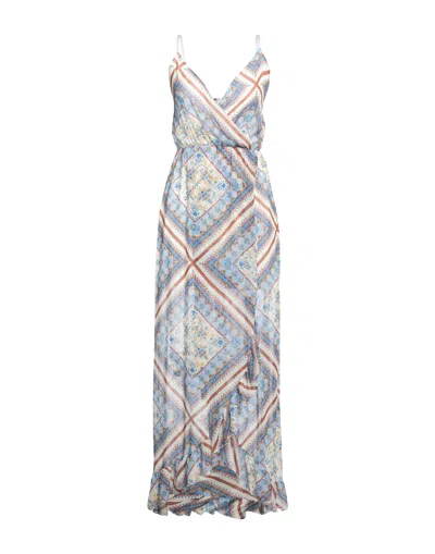 Vanessa Scott Long Dresses In Blue