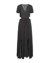 Vanessa Scott Long Dresses In Black