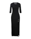 Vanessa Scott Woman Midi Dress Black Size S Polyester, Elastane In Black