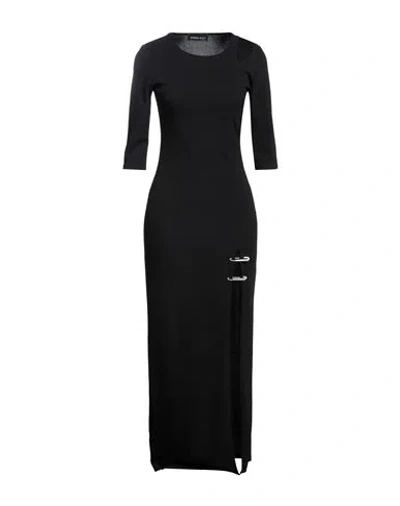 Vanessa Scott Woman Midi Dress Black Size S Polyester, Elastane