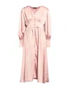 Vanessa Scott Midi Dresses In Pink