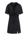 Vanessa Scott Short Dresses In Black