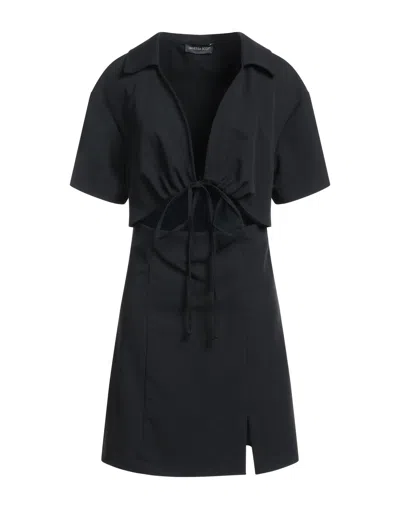 Vanessa Scott Short Dresses In Black