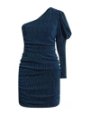 Vanessa Scott Woman Mini Dress Bright Blue Size S Nylon, Polyester, Elastane In Blue