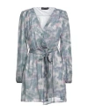 Vanessa Scott Woman Mini Dress Deep Teal Size M Polyester, Elastane In Green