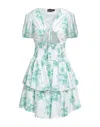 Vanessa Scott Short Dresses In Green