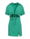 Vanessa Scott Short Dresses In Green